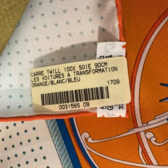 NEW with box, ribbon etc HERMES SCARF - Picture 3 of 10